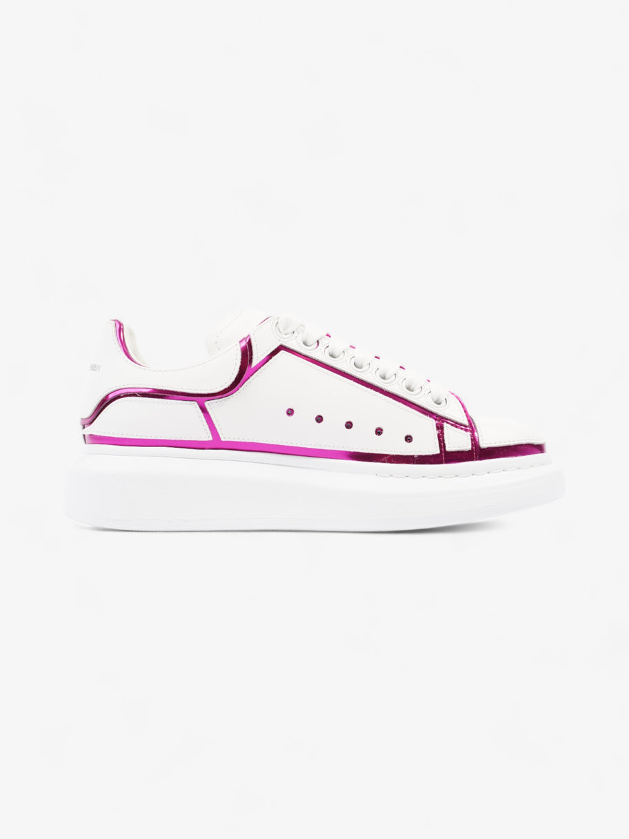 Alexander McQueen Oversized Sneakers White / Metallic Pink Leather EU 39 UK 6 Image 4