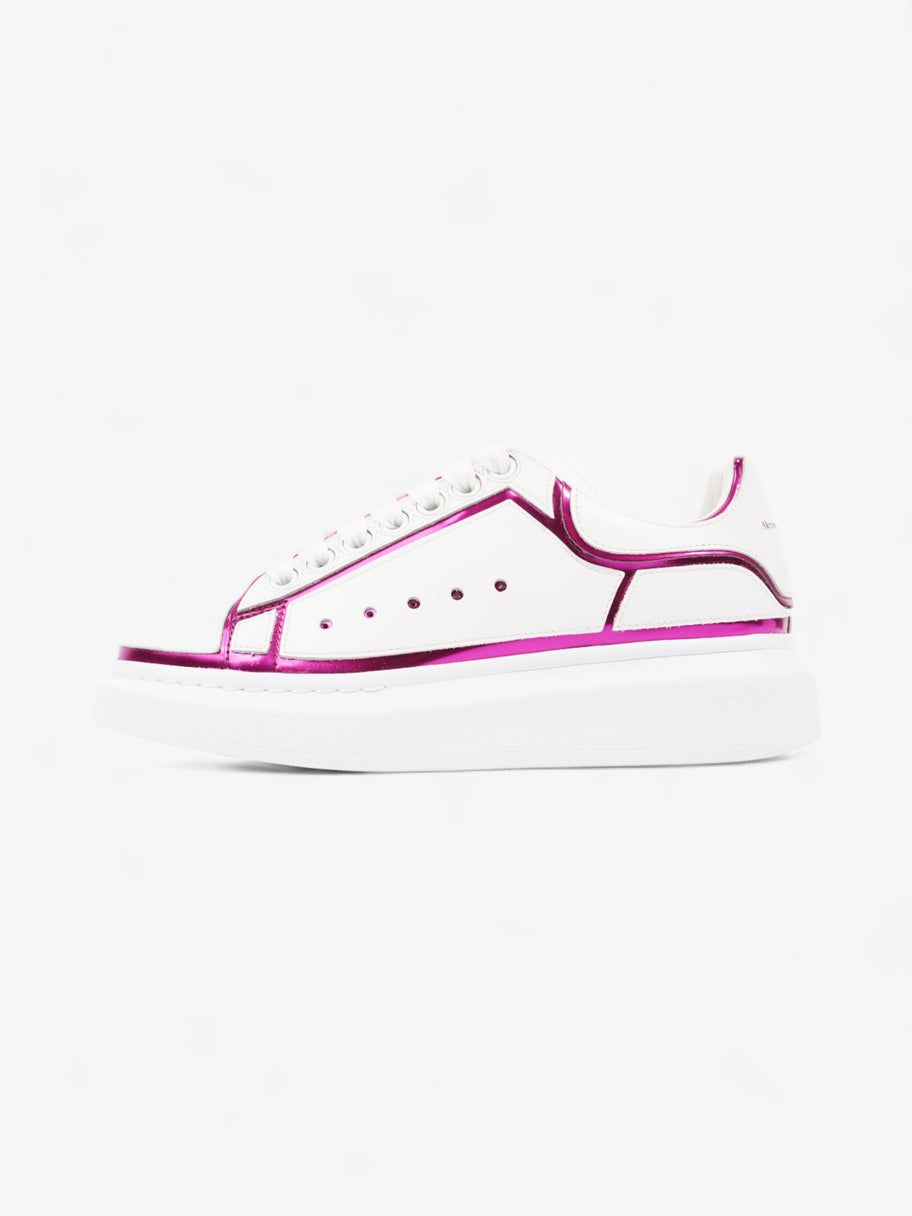 Alexander McQueen Oversized Sneakers White / Metallic Pink Leather EU 39 UK 6 Image 5