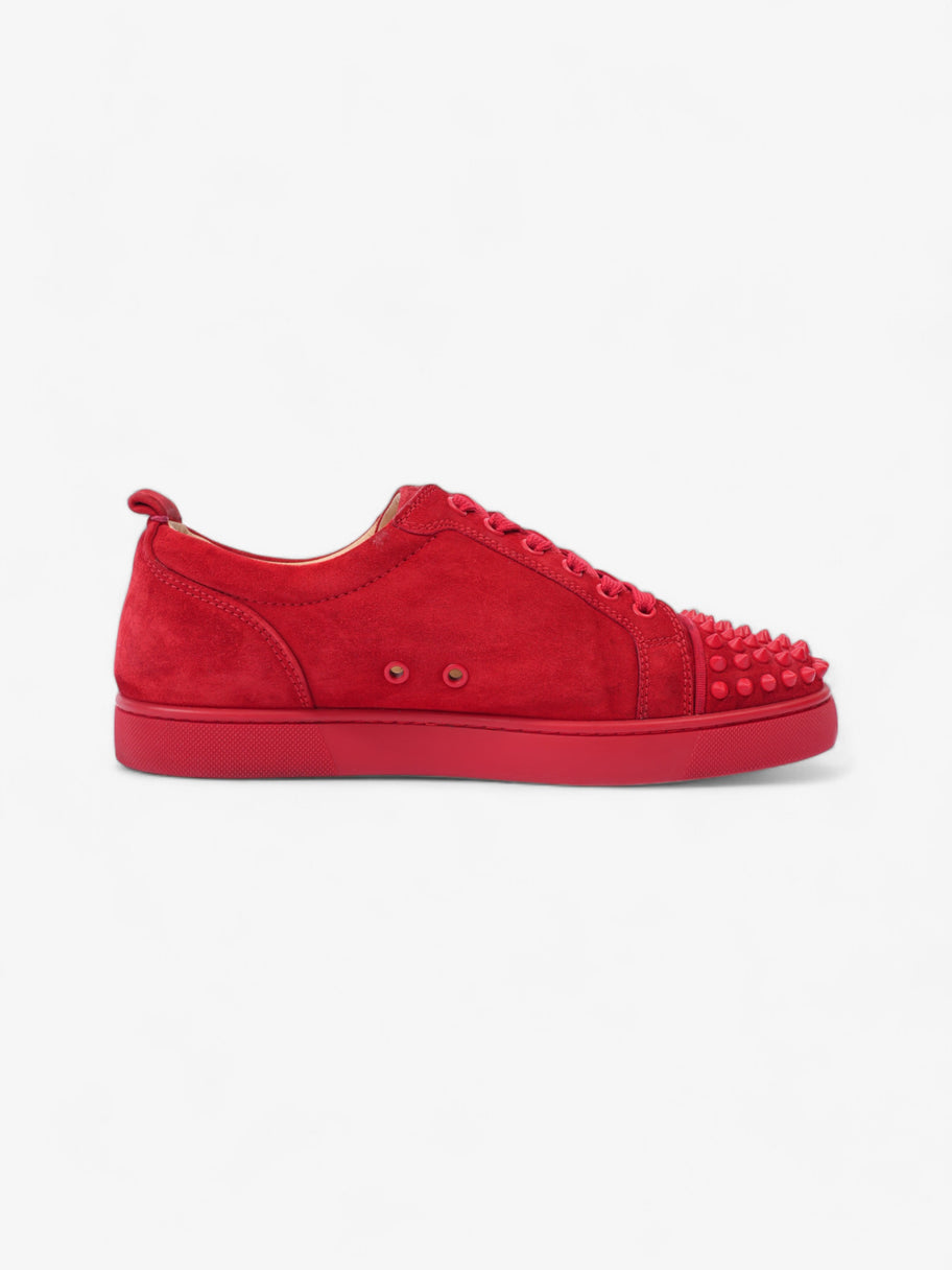 Christian Louboutin Louis Junior Spikes Red Suede EU 41 UK 7 Image 4