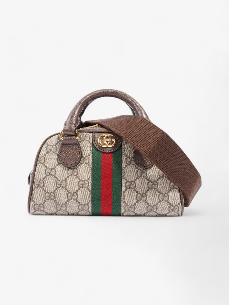  Gucci GG Ophidia GG Supreme / Green / Red Canvas Mini