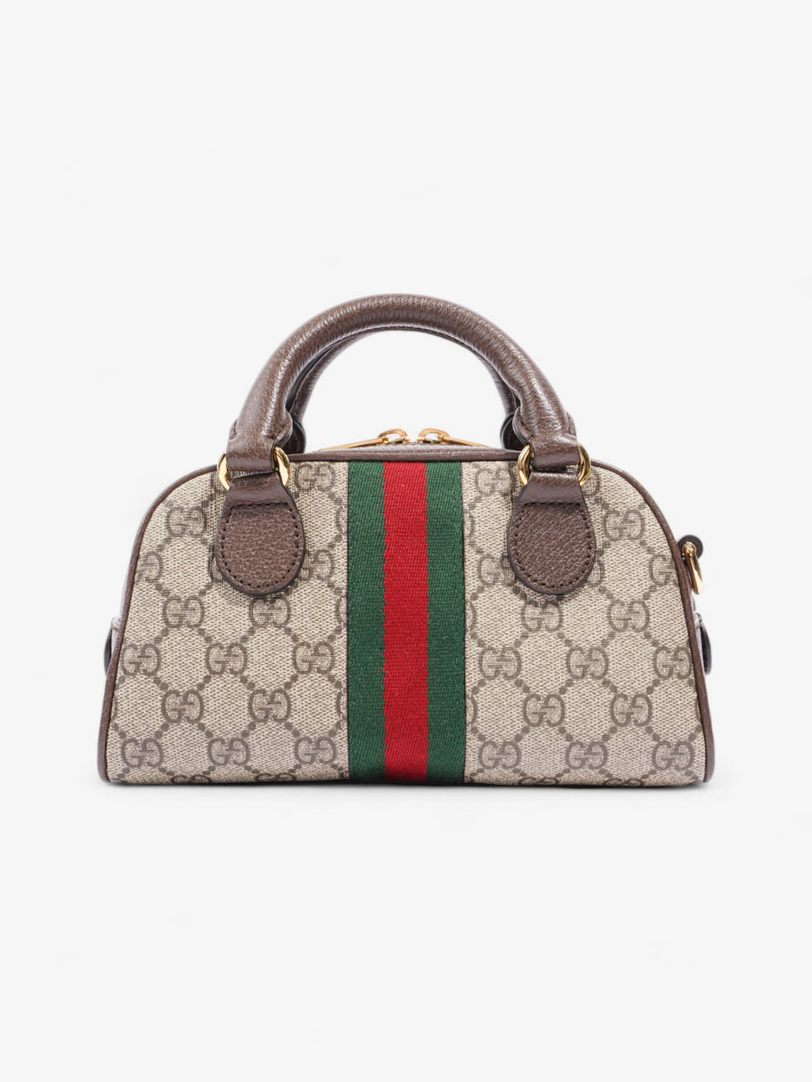 Gucci GG Ophidia GG Supreme / Green / Red Canvas Mini Image 4