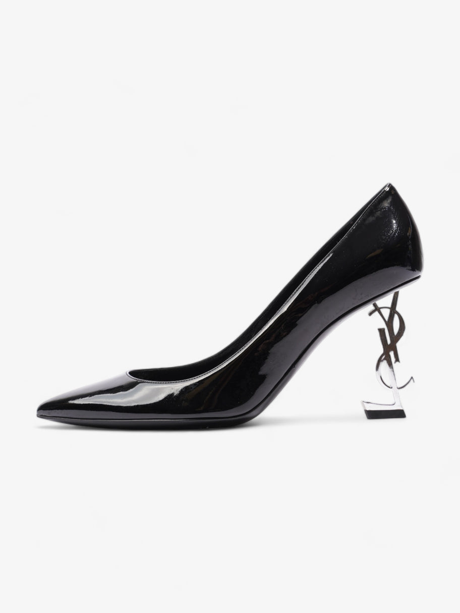 Saint Laurent Opyum Heels 85cm Black Patent Leather EU 39 UK 6 Image 4