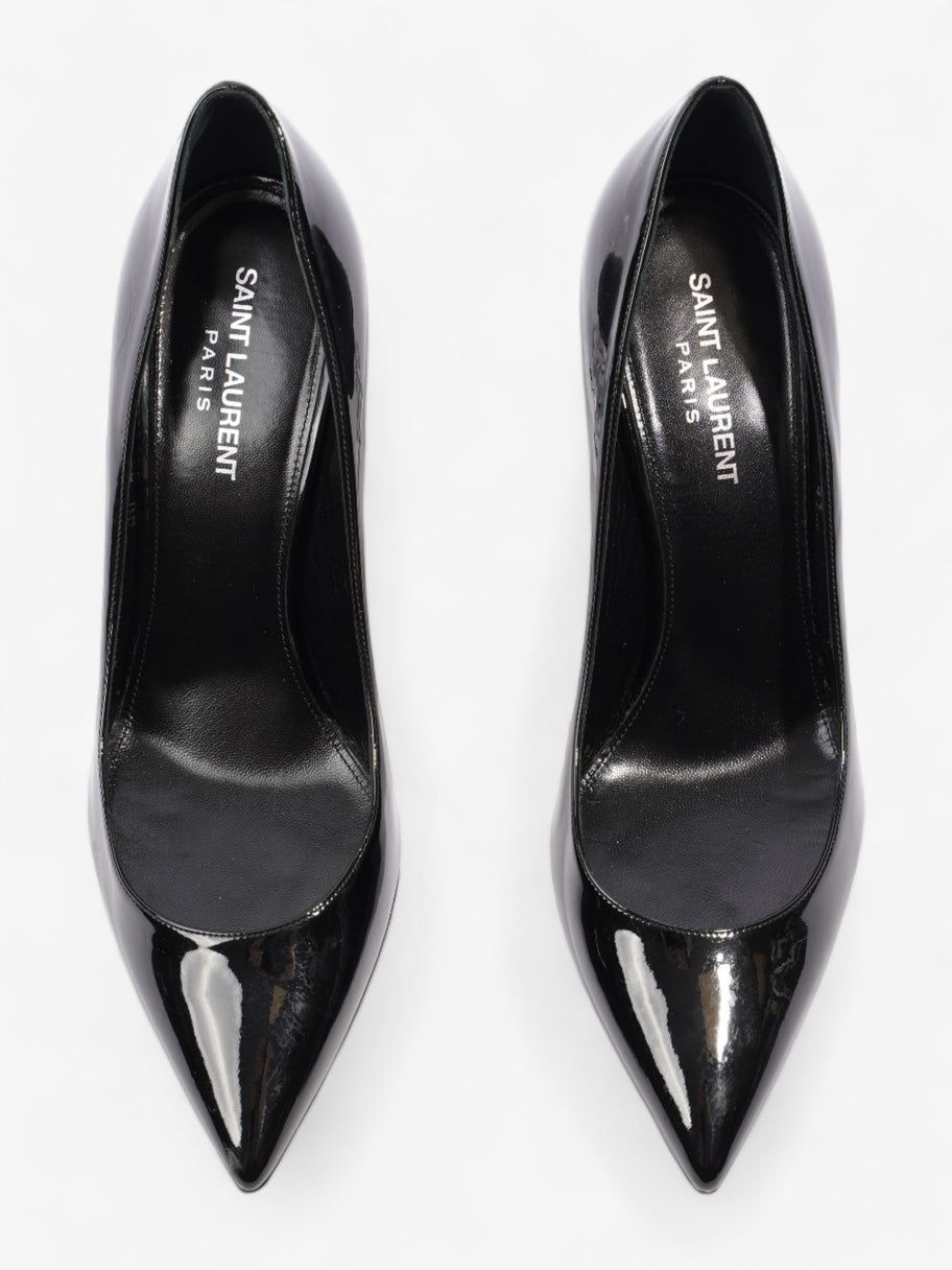 Saint Laurent Opyum Heels 85cm Black Patent Leather EU 39 UK 6 Image 7