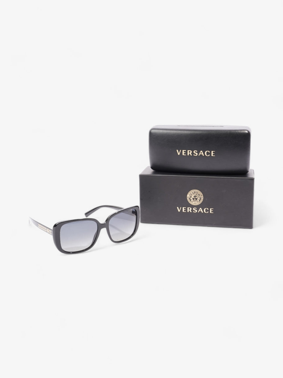 Versace Gradient Polarized Sunglasses Black / Gold Acetate 140mm Image 8