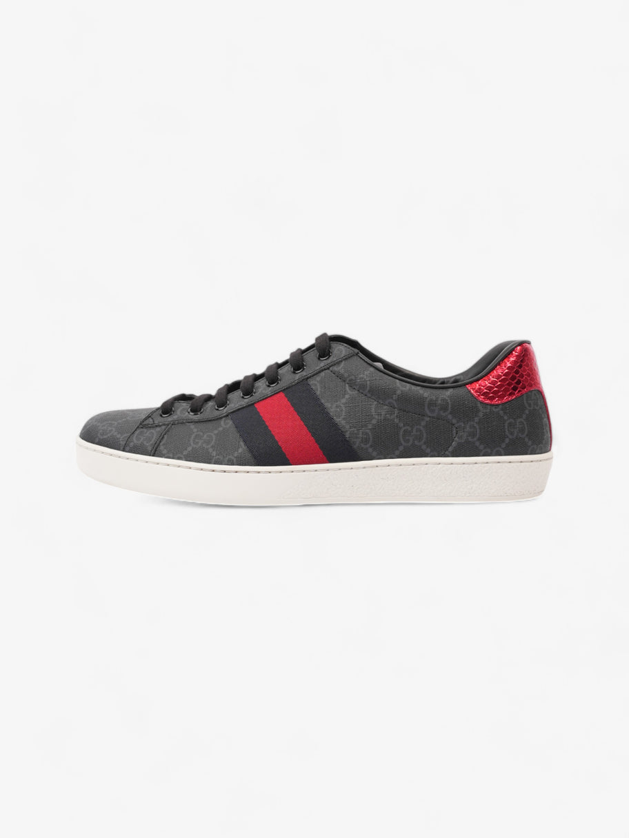 Gucci Ace Black / Navy  / Red Coated Canvas EU 43.5 UK 9.5 Image 5