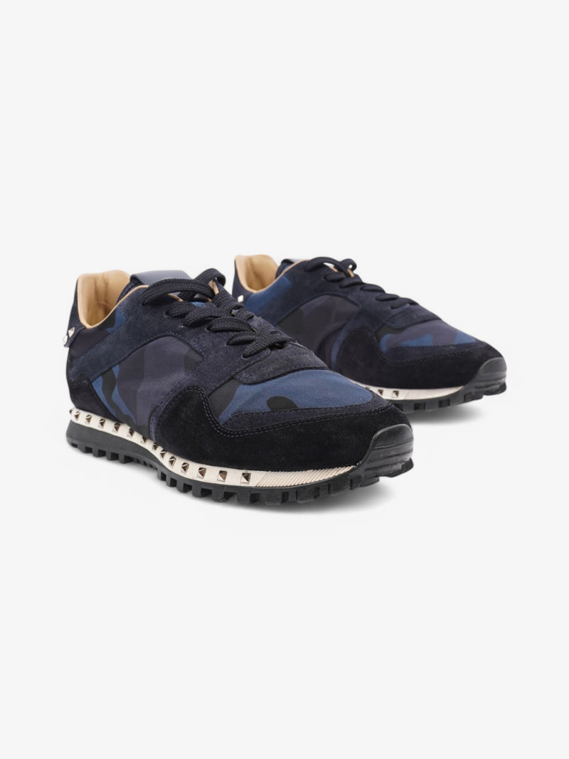  Valentino Rockrunner Navy Suede EU 41 UK 7