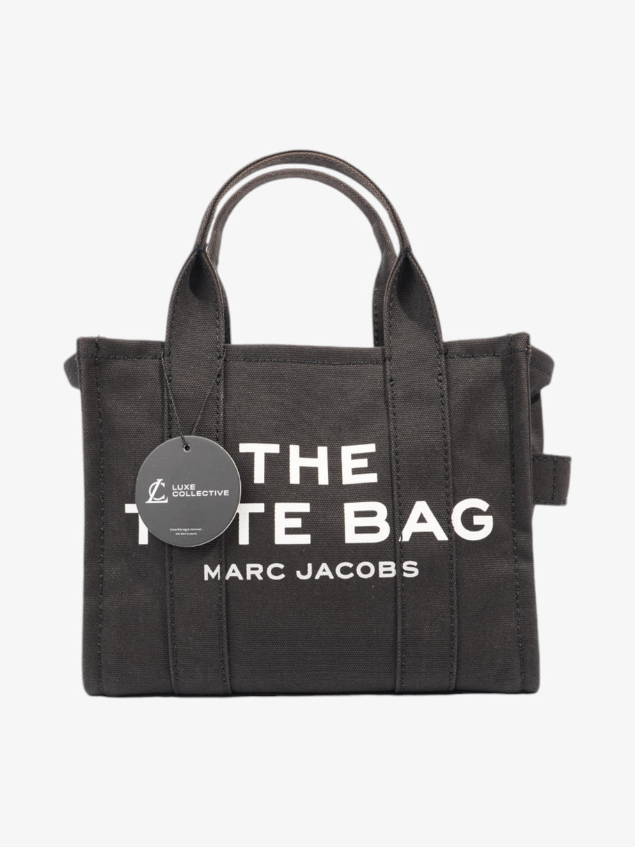 Marc Jacobs The Tote Bag Black / White Cotton Small Image 8