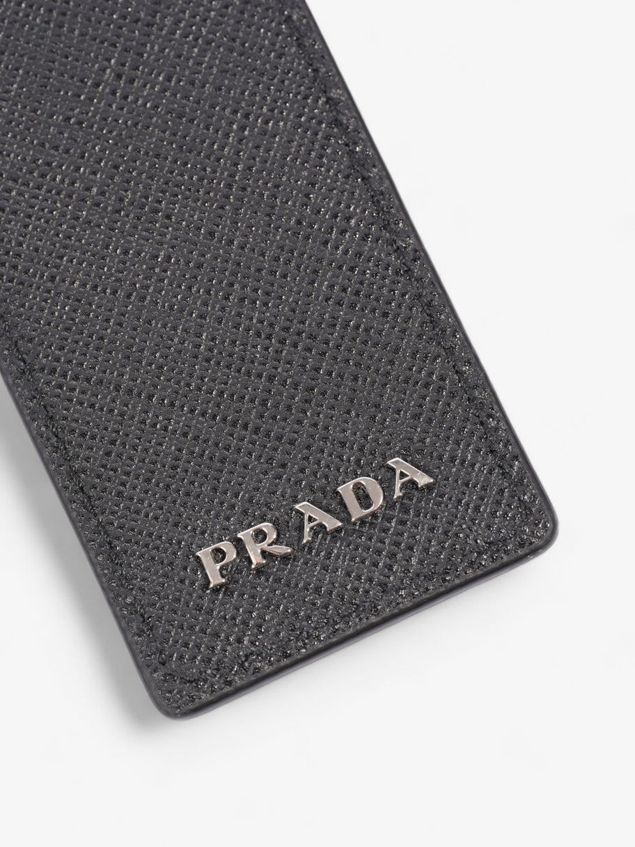 Prada Trick Pelle Key Ring Black / Multicoloured Saffiano Leather Image 4