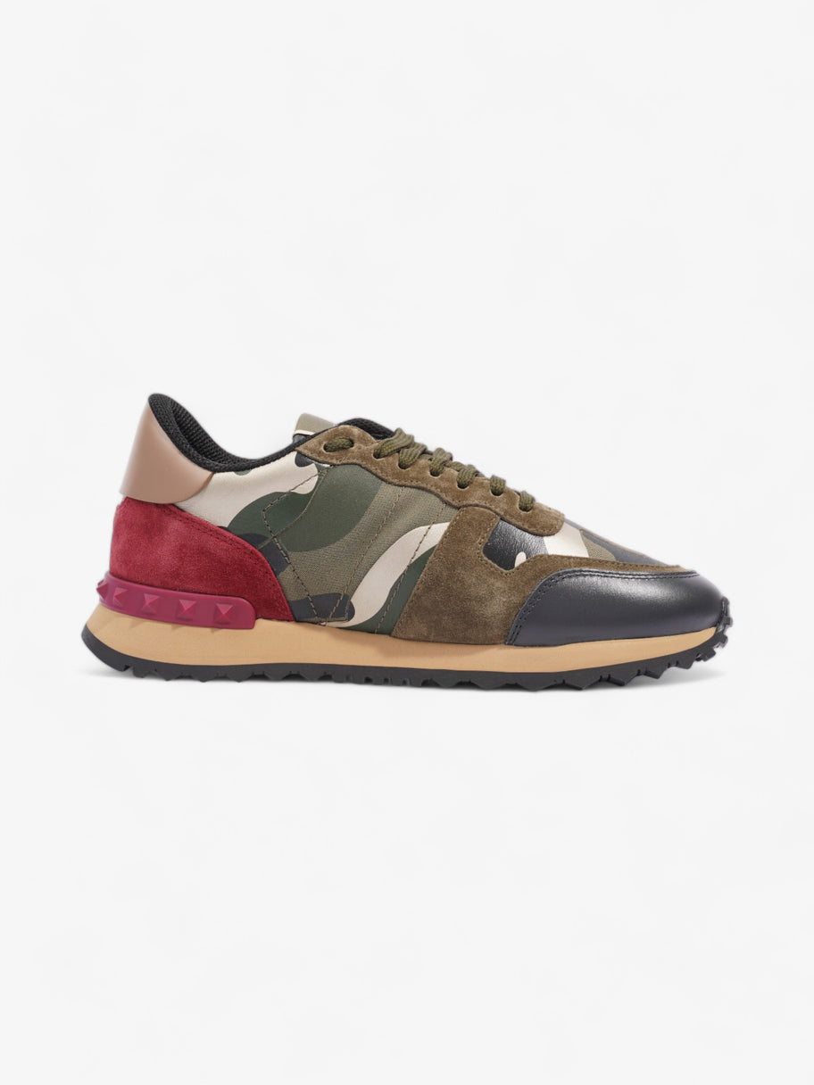 Valentino Rockstud Runner Camoflauge / Red / Brown  Leather EU 38 UK 5 Image 4