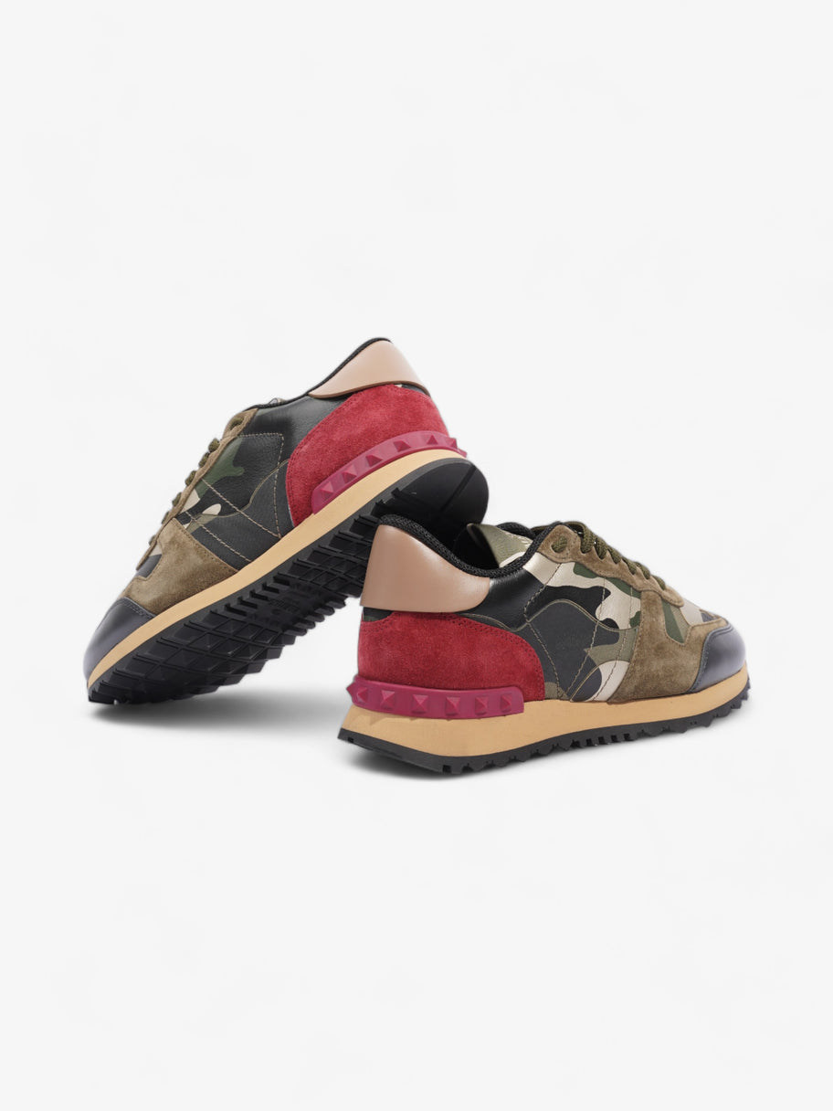 Valentino Rockstud Runner Camoflauge / Red / Brown  Leather EU 38 UK 5 Image 9