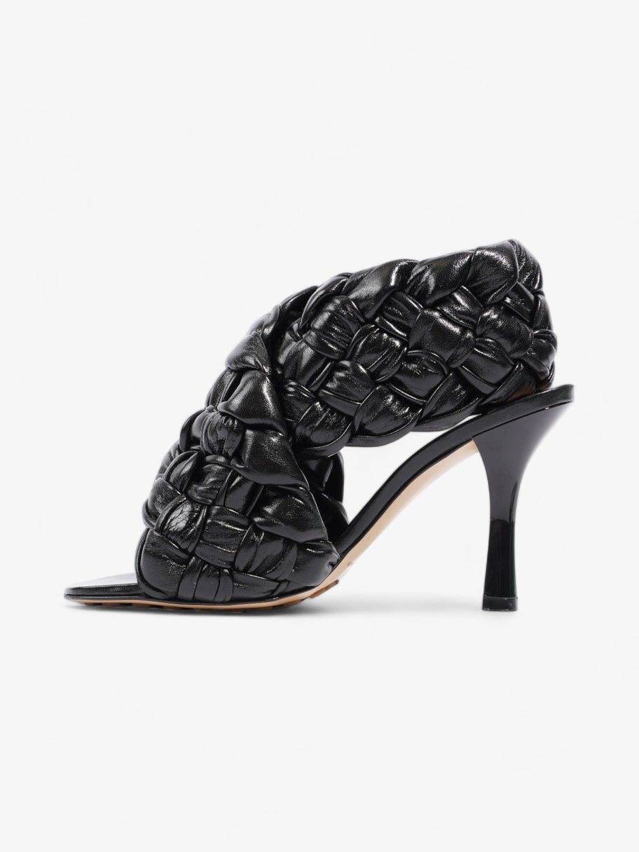 Interwoven Heels 100mm Black Lambskin Leather EU 38.5 UK 5.5 Image 3