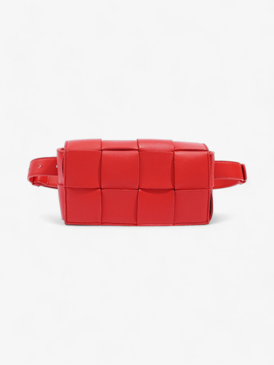 Bottega Veneta Cassette Belt Bag Red Leather Image 1