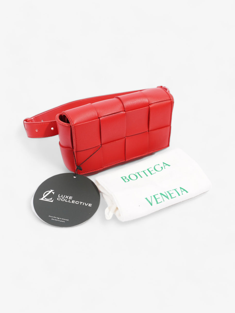 Bottega Veneta Cassette Belt Bag Red Leather Image 9