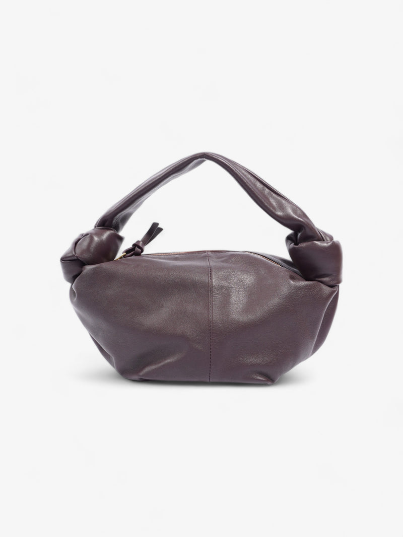  Bottega Veneta Double Knot Bag Purple Leather