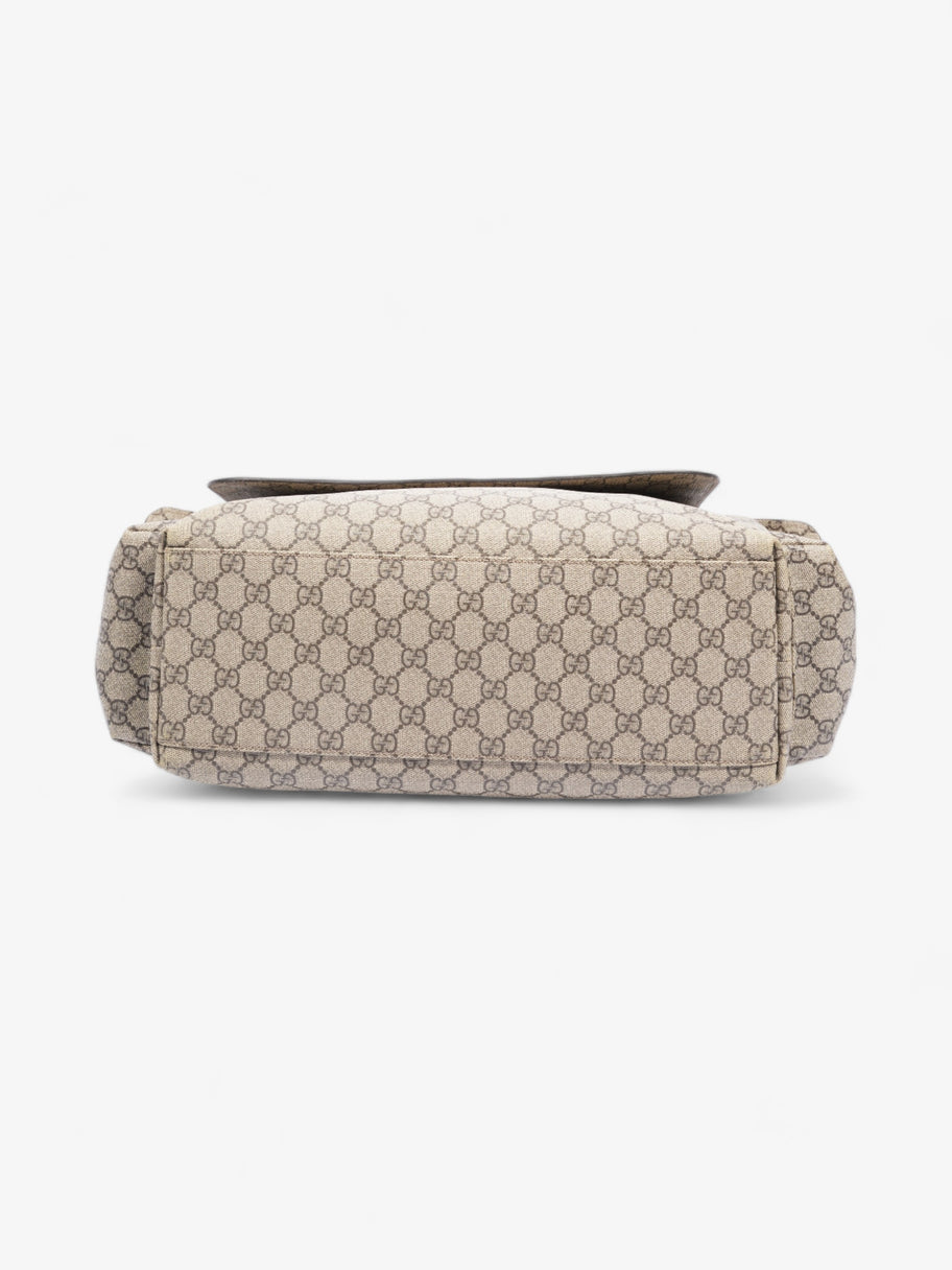 Gucci Baby Changing Bag Beige And Ebony GG Supreme Coated Canvas Image 6