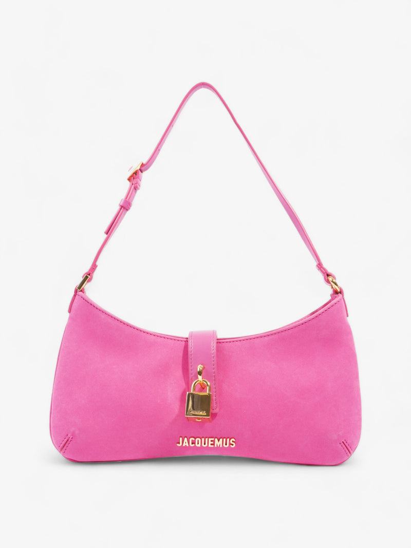  Jacquemus Le Bisou Cadenas Dark Pink Suede