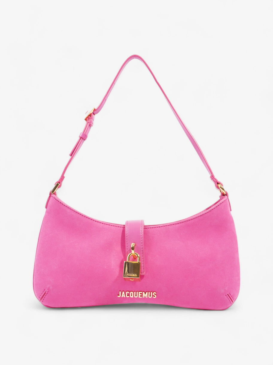 Jacquemus Le Bisou Cadenas Dark Pink Suede Image 1