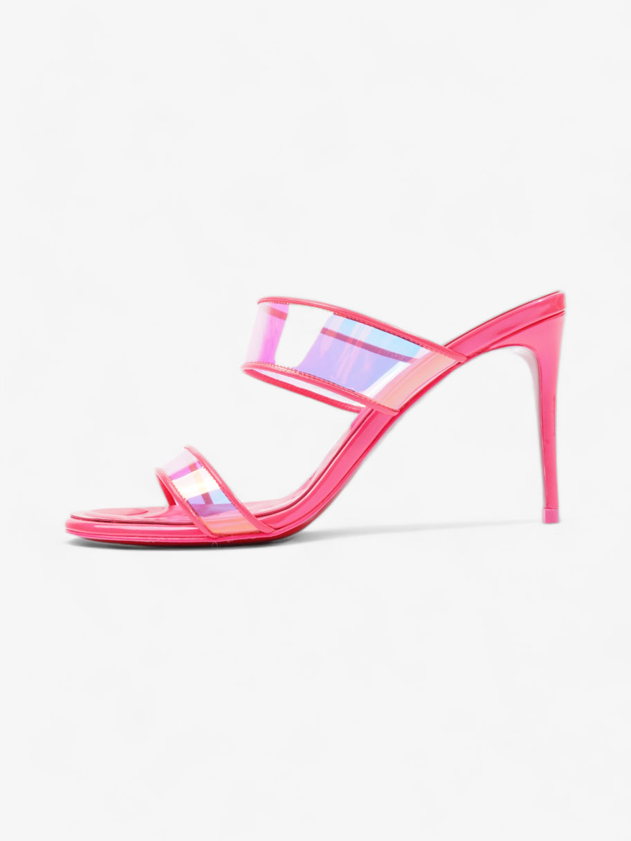 Christian Louboutin Just Loubi 85mm Fluo Pink PVC EU 37.5 UK 4.5 Image 5