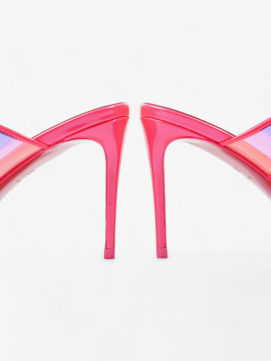 Christian Louboutin Just Loubi 85mm Fluo Pink PVC EU 37.5 UK 4.5 Image 9