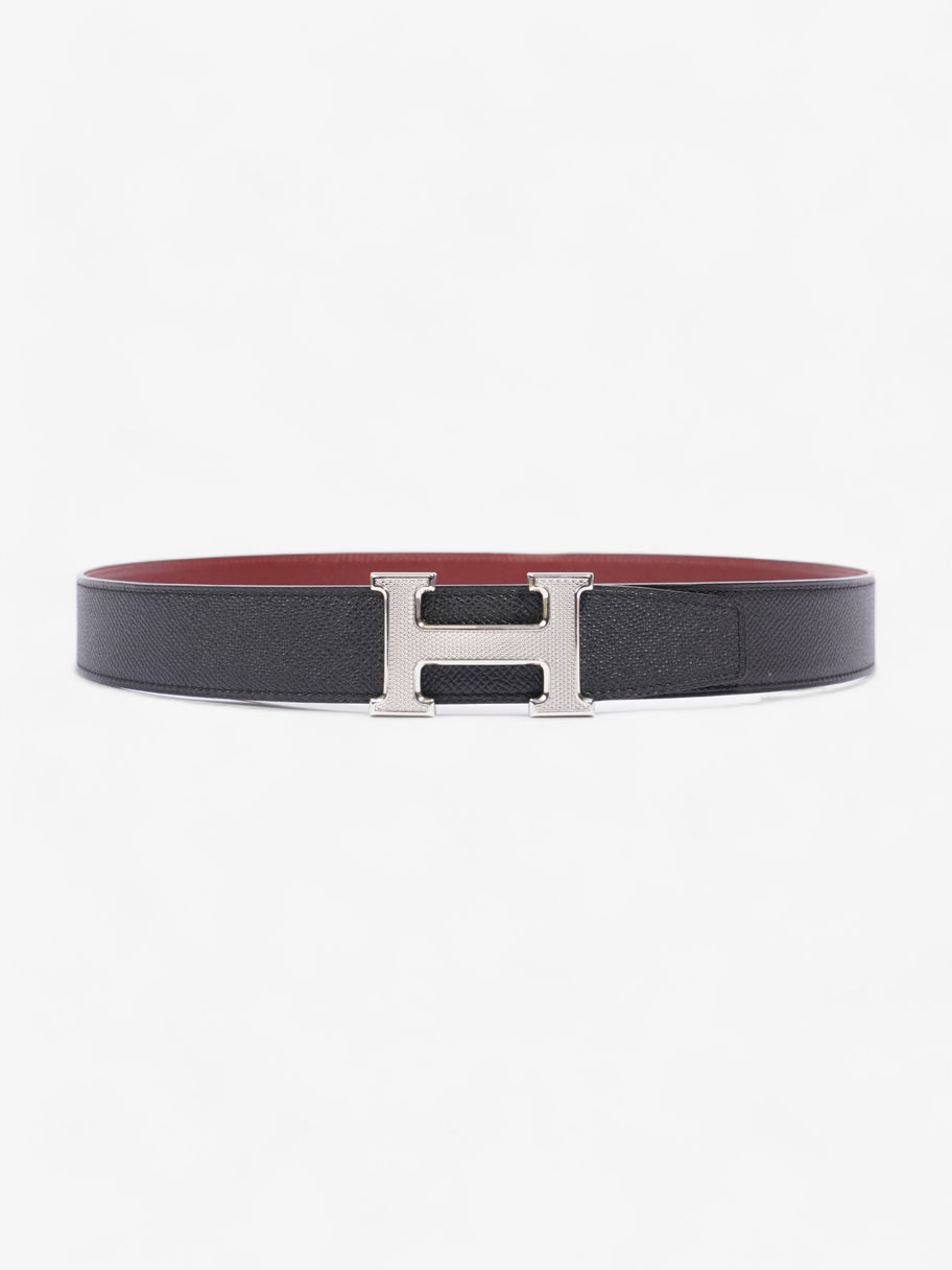 Hermes Mini Constance Belt Buckle&Reversible Black / Red Leather 90cm Image 1