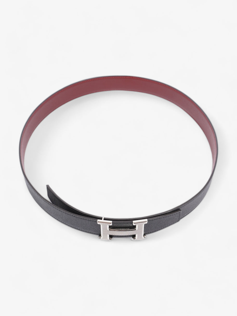 Hermes Mini Constance Belt Buckle&Reversible Black / Red Leather 90cm Image 2