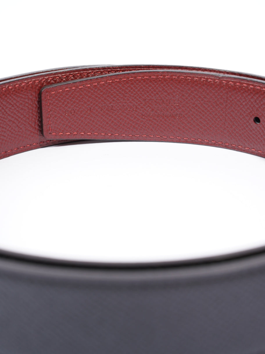 Hermes Mini Constance Belt Buckle&Reversible Black / Red Leather 90cm Image 5