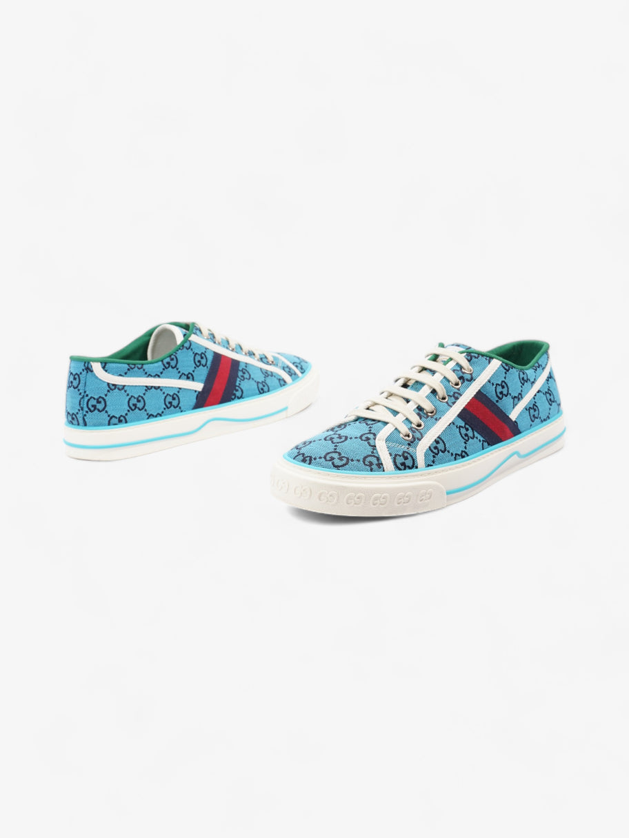 Gucci Tennis 1977 Blue GG Canvas EU 44 UK 10 Image 9