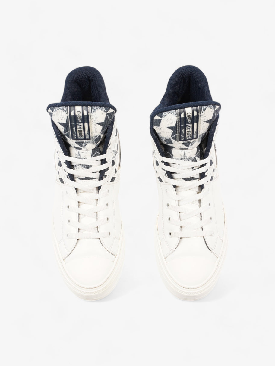 Christian Dior Walk'n'Dior Star Sneakers White / Navy Leather EU 41 UK 7 Image 8