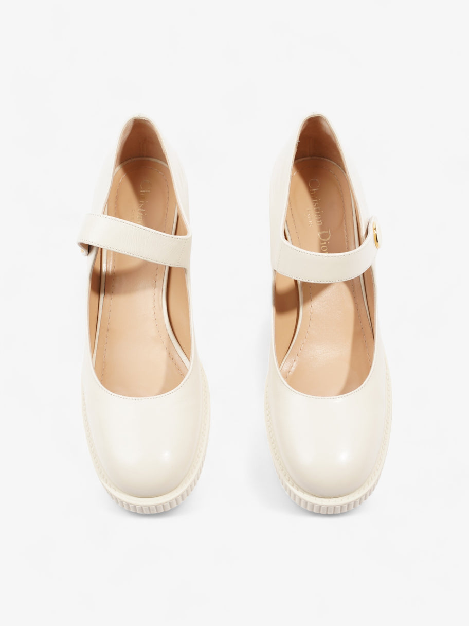 Christian Dior D-Doll Pumps 35mm Cream Leather EU 41 UK 8 Image 6