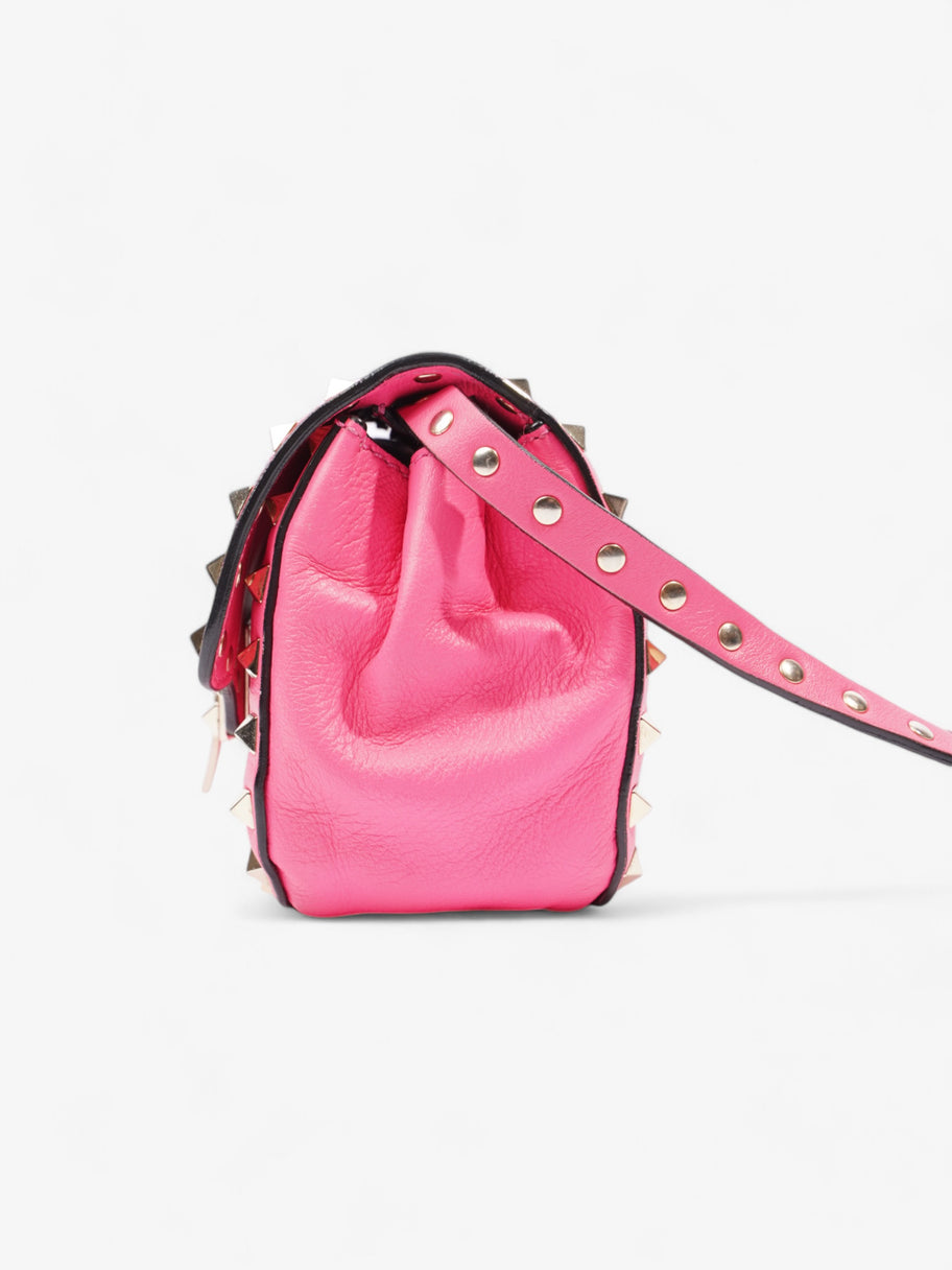 Valentino Rockstud Bag Neon Pink Leather Image 3