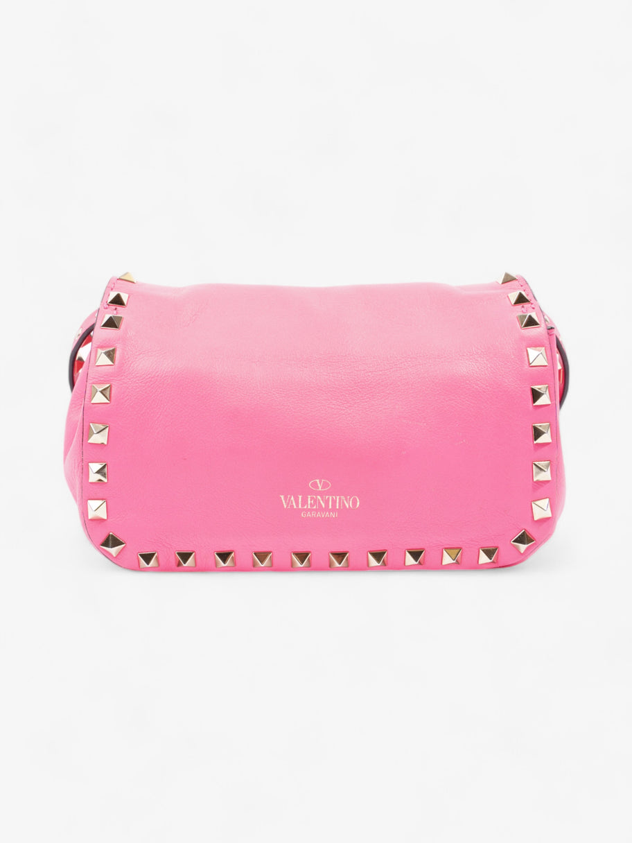 Valentino Rockstud Bag Neon Pink Leather Image 4