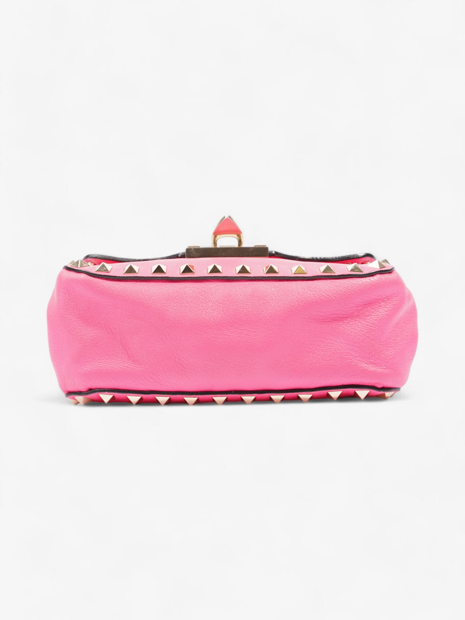 Valentino Rockstud Bag Neon Pink Leather Image 6