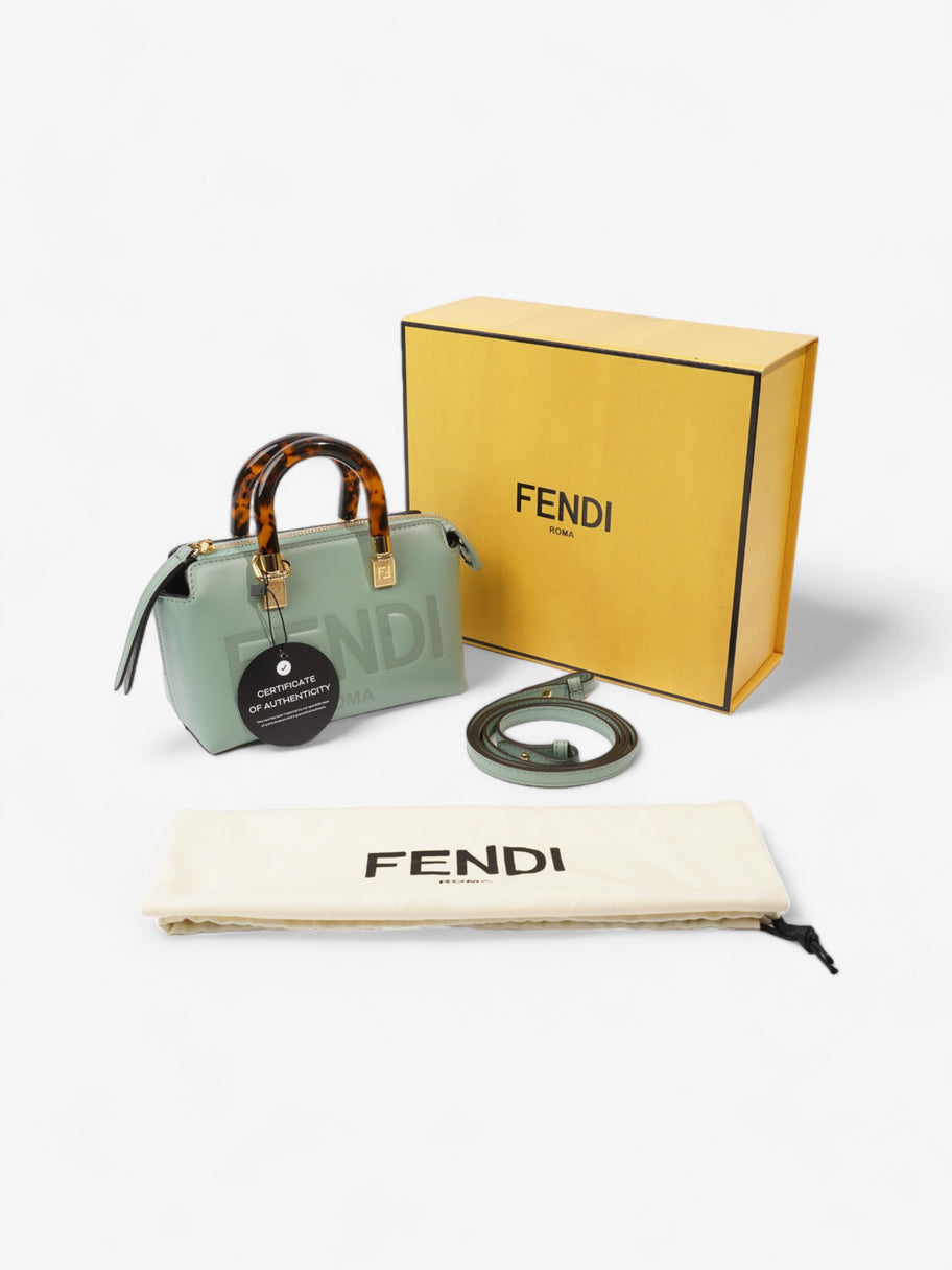 Fendi By The Way Light Green Leather Mini Image 9