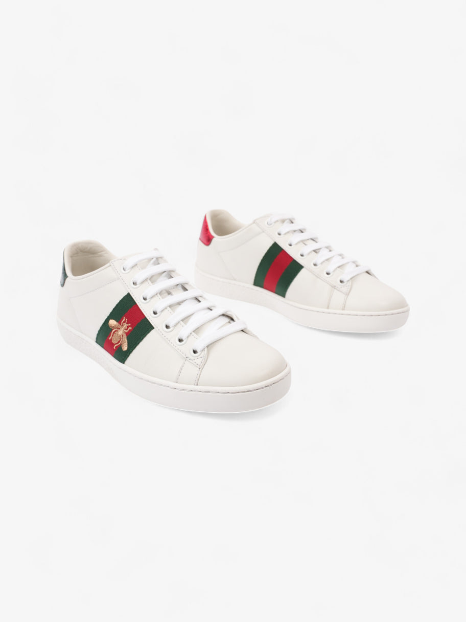 Gucci Ace Sneakers with Bee White / Red / Green Leather EU 35 UK 2 Image 2