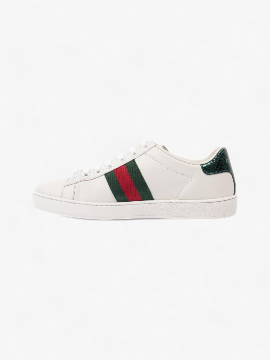 Gucci Ace Sneakers with Bee White / Red / Green Leather EU 35 UK 2 Image 3