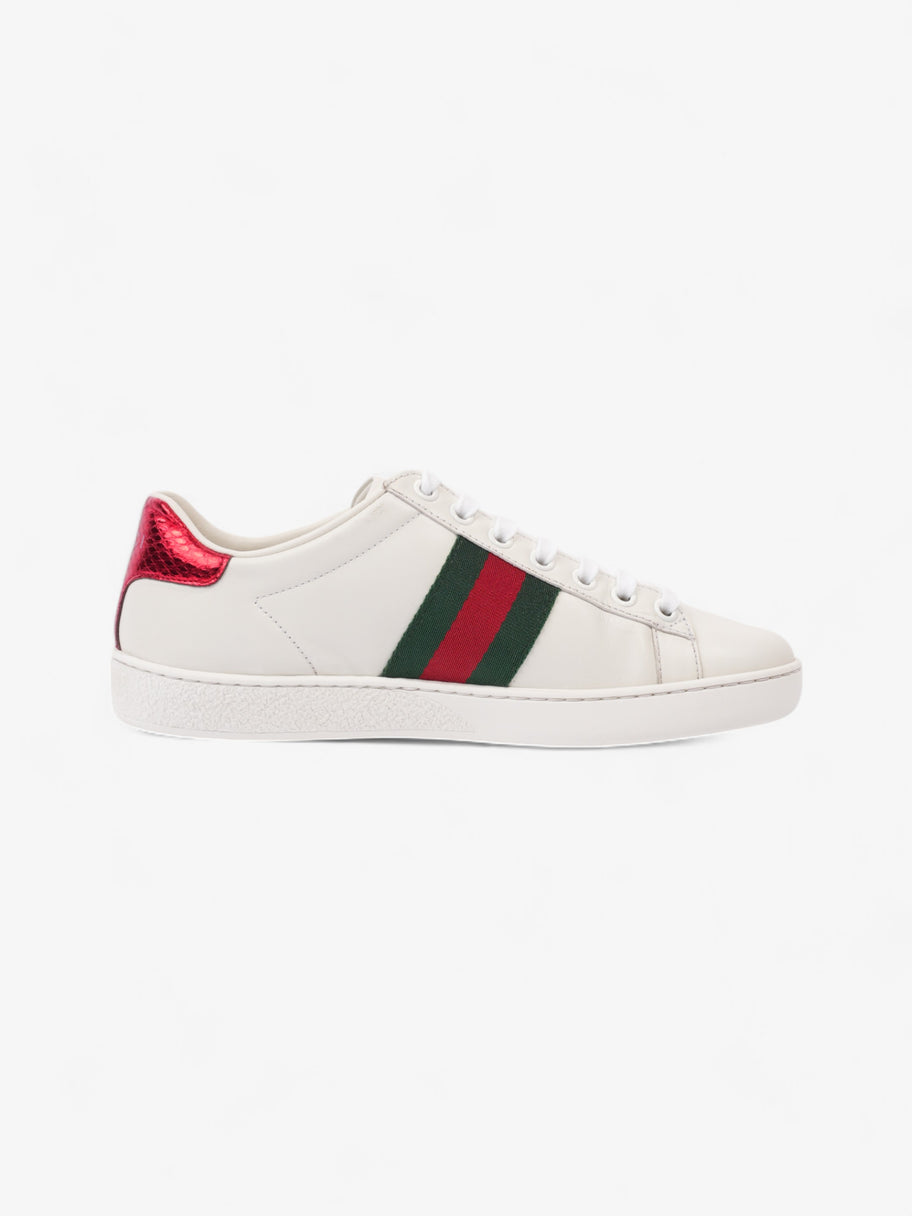 Gucci Ace Sneakers with Bee White / Red / Green Leather EU 35 UK 2 Image 4