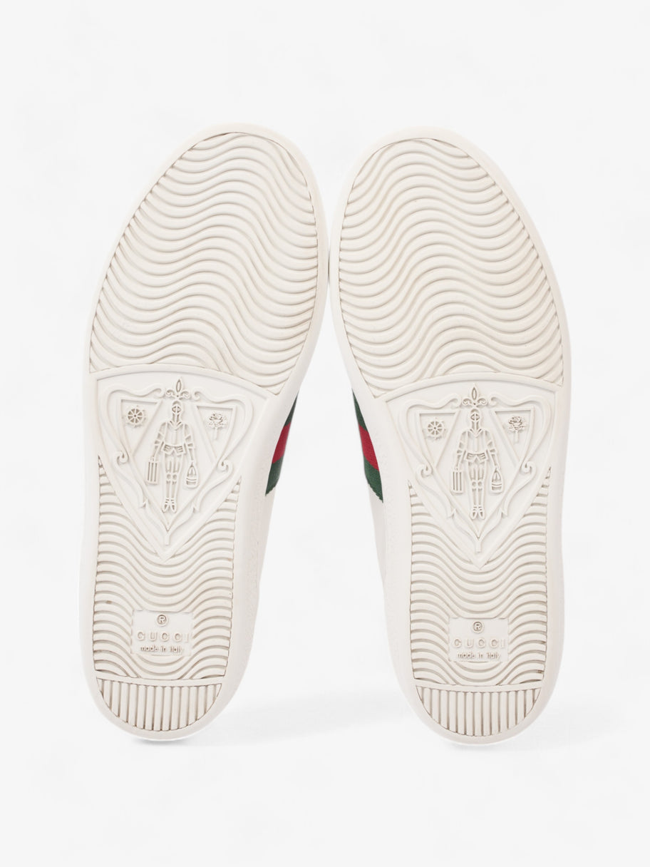 Gucci Ace Sneakers with Bee White / Red / Green Leather EU 35 UK 2 Image 7