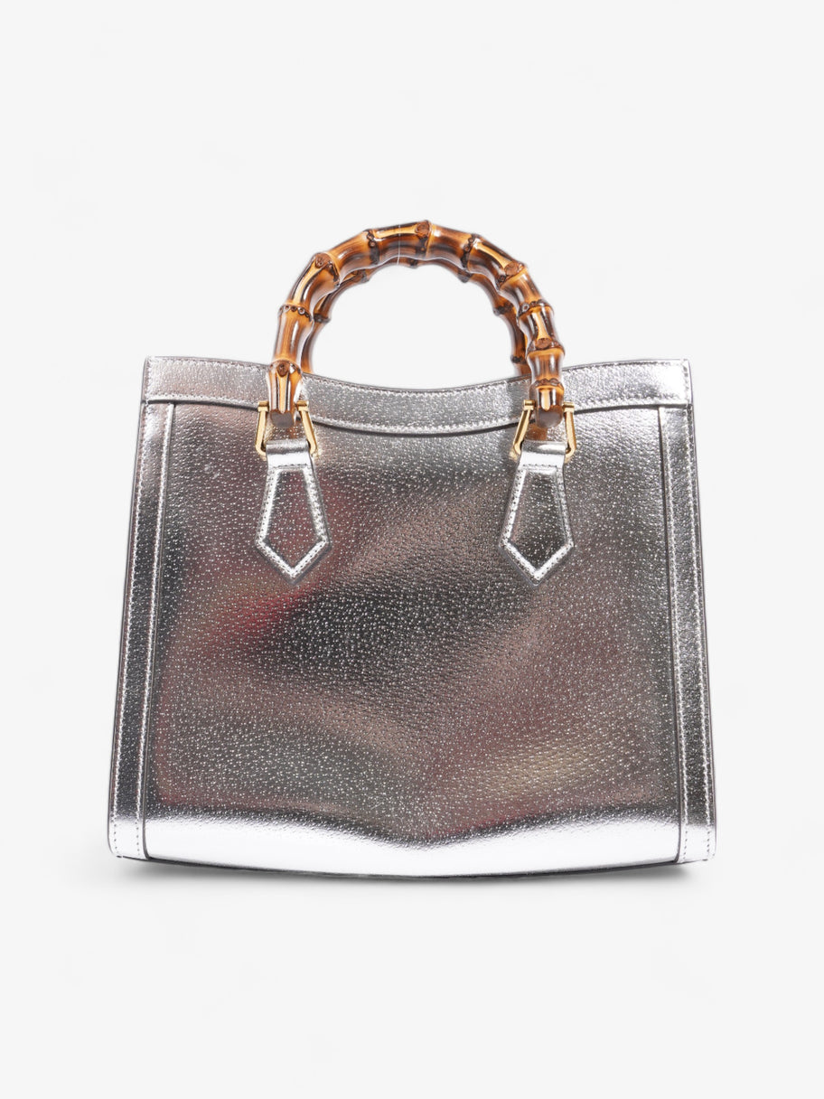 Gucci Diana Metallic Silver Leather Small Image 4