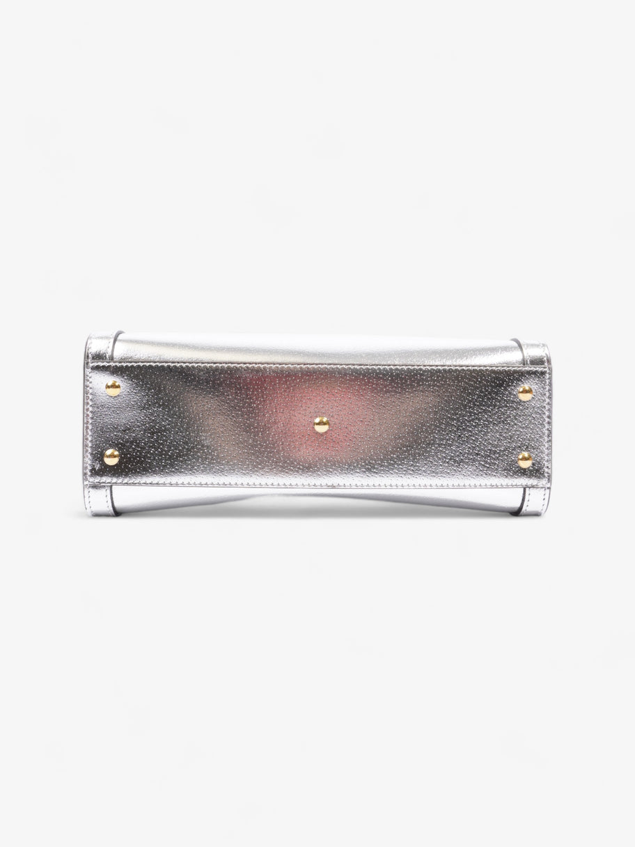 Gucci Diana Metallic Silver Leather Small Image 6