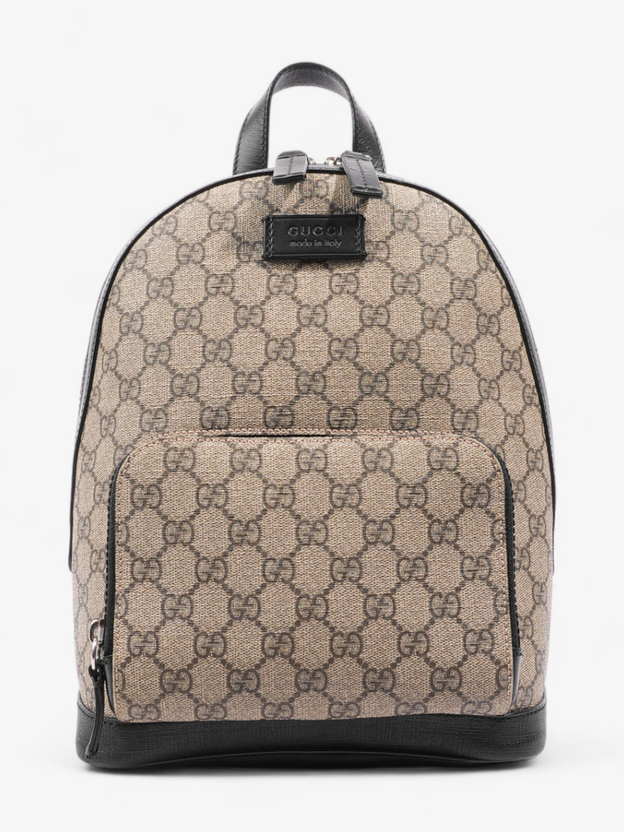 Gucci Eden Day Backpack GG Supreme / Black Coated Canvas Small Image 1