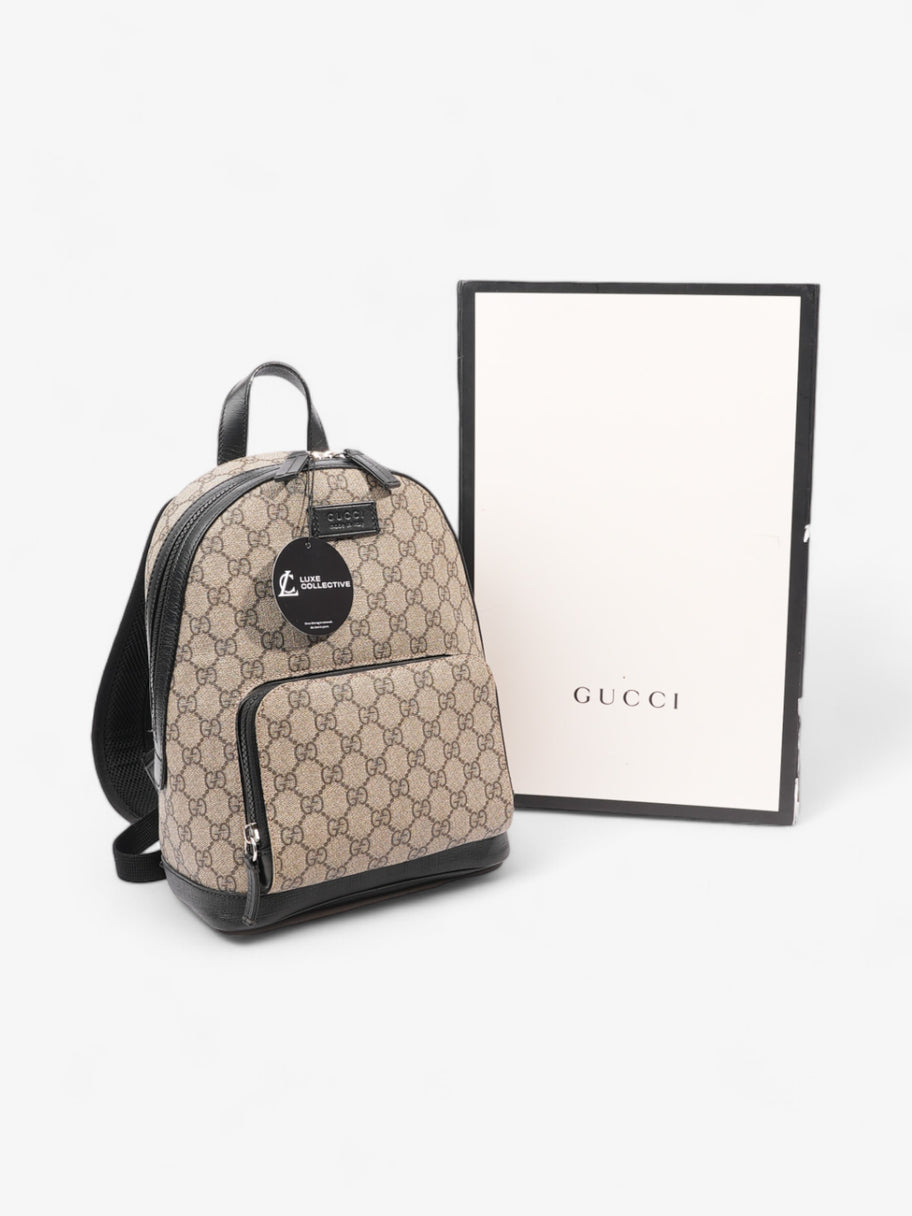 Gucci Eden Day Backpack GG Supreme / Black Coated Canvas Small Image 8