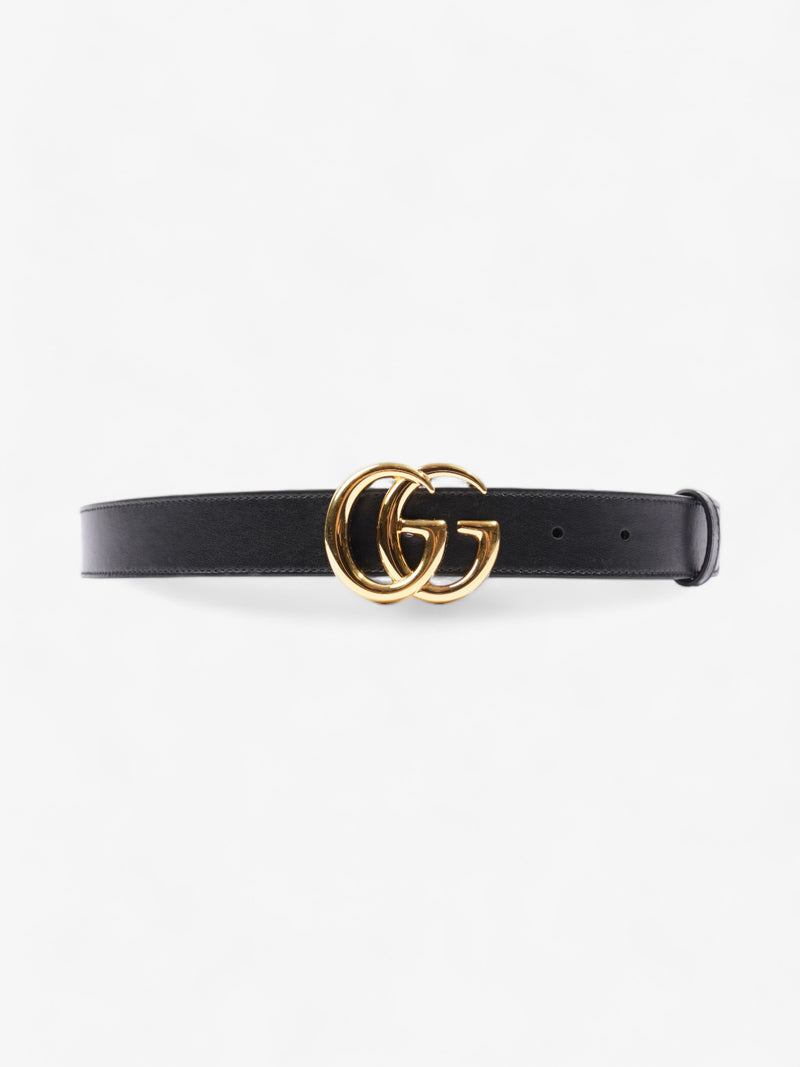  GG Marmont Belt Black Leather 85cm 34