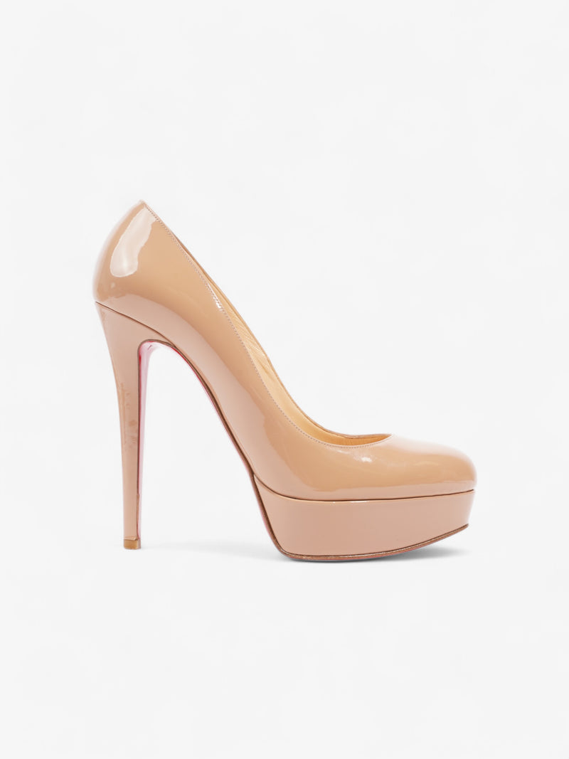  Christian Louboutin Bianca 140 Nude Patent Leather EU 38.5 UK 5.5