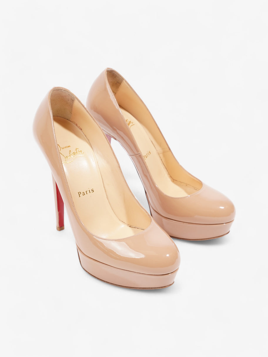 Christian Louboutin Bianca 140 Nude Patent Leather EU 38.5 UK 5.5 Image 2