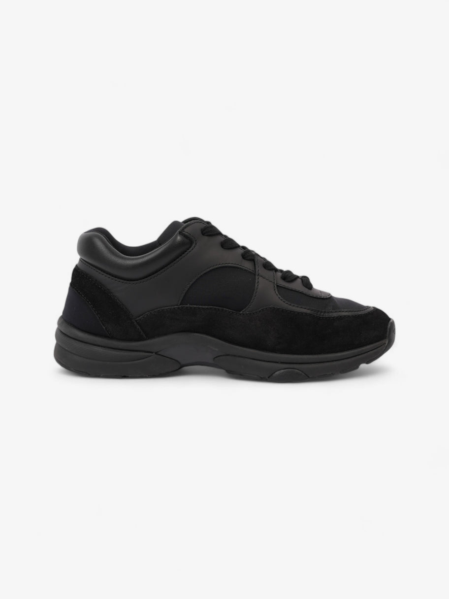 Chanel CC Logo Sneakers Black Suede EU 38 UK 5 Image 4