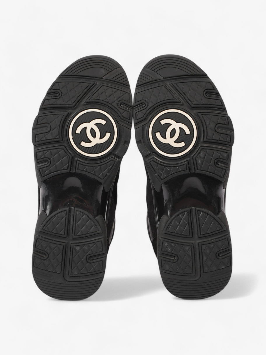 Chanel CC Logo Sneakers Black Suede EU 38 UK 5 Image 7