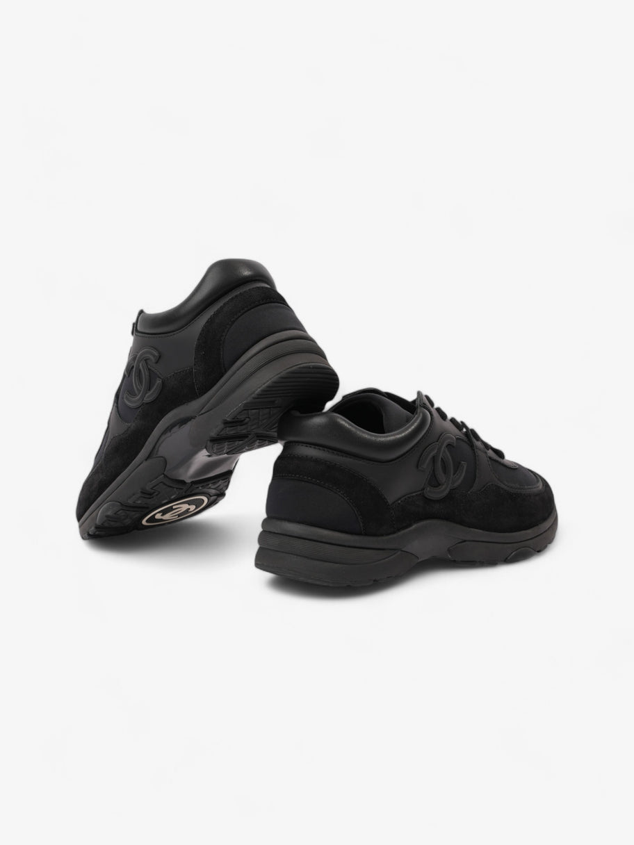 Chanel CC Logo Sneakers Black Suede EU 38 UK 5 Image 9