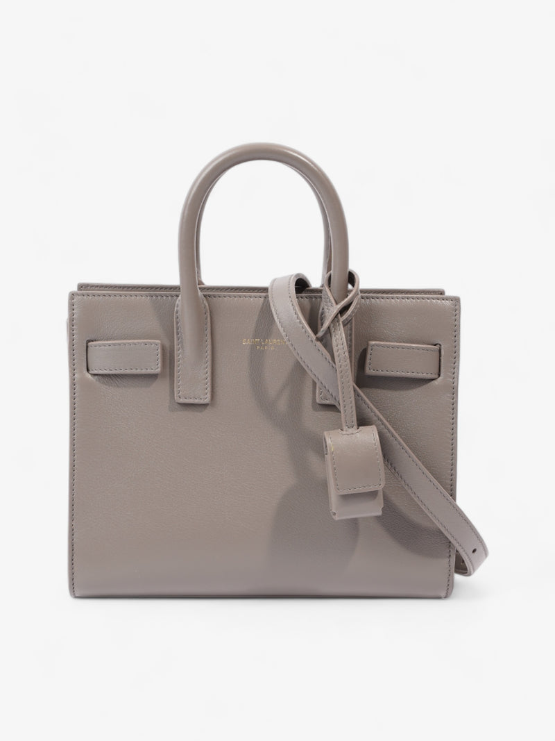  Saint Laurent Nano Sac De Jour Grey Leather