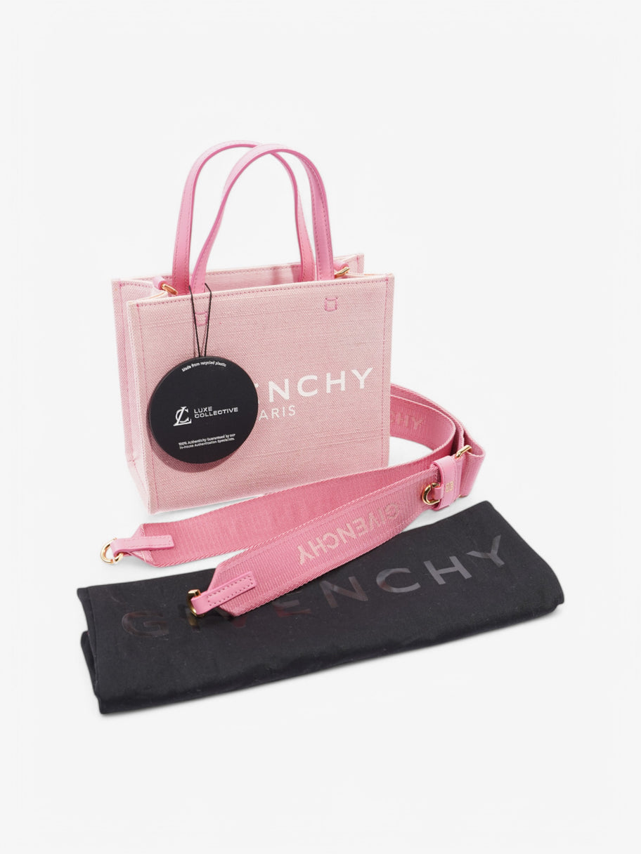 Givenchy G-Tote Pink Cotton Mini Image 9