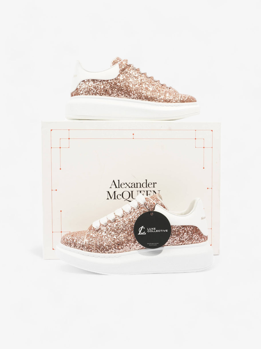 Oversized Sneaker Rose Gold / White Tab Sequin EU 36.5 UK 3.5 Image 9